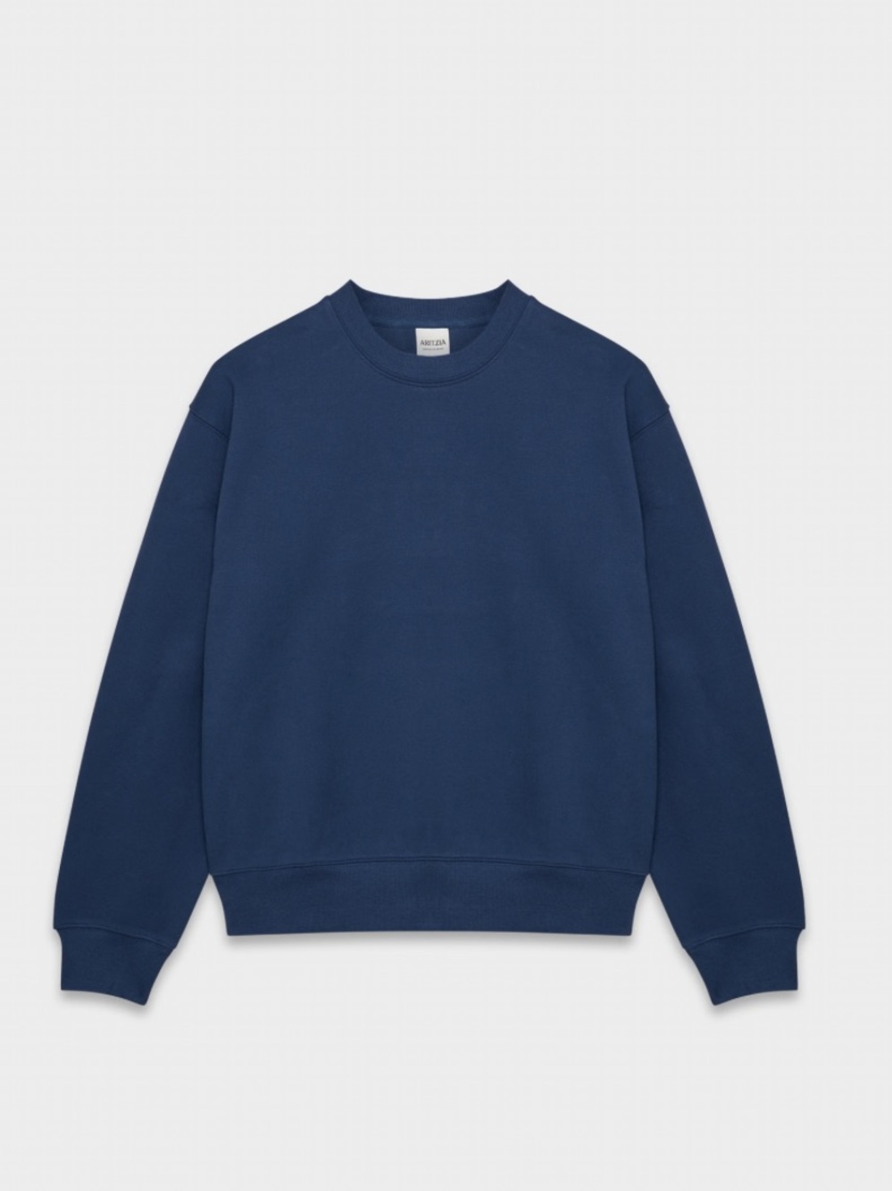 Aritzia Cozy Sweatfleece perfect Crewneck Sweatshirt admiral size xs
